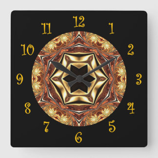 Toskanische Farben ~ Beautiful Exotic & Mysterious Quadratische Wanduhr