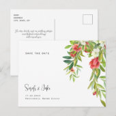 Toskanische farbenfrohe und einfache Hochzeit Sich Postkarte (Vorne/Hinten)