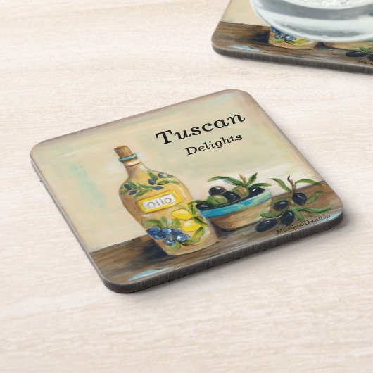 Toskanische Freuden Untersetzer (Linke Seite)