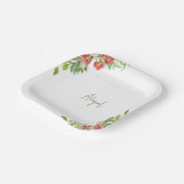 Toskanische Granatapfeldusche Pappteller (Gewinkelt)