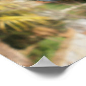 Toskanische HerbstRose. Toskana. Poster (Ecke)