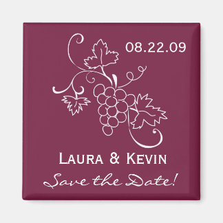 Toskanische Hochzeit retten Datum Magnet