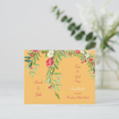 Toskanische Hochzeitsstimmung - Liebe und gute Sti Ankündigungspostkarte (Stehend Vorderseite)