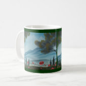 Toskanische Hügel-doppelseitige Tasse (Vorderseite Links)