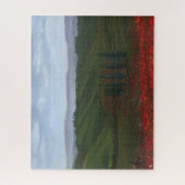 Toskanische Hügel Impressionistische Malerei eine  Puzzle (Vertikal)
