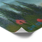 Toskanische Hügel Poster (Ecke)