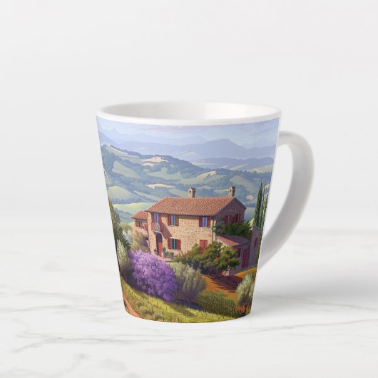 Toskanische Landschaft 3 Milchtasse (Rechte Ecke)