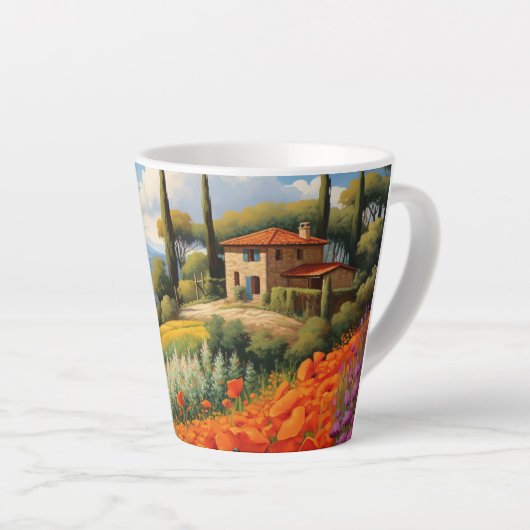 Toskanische Landschaft 4 Milchtasse (Rechte Ecke)