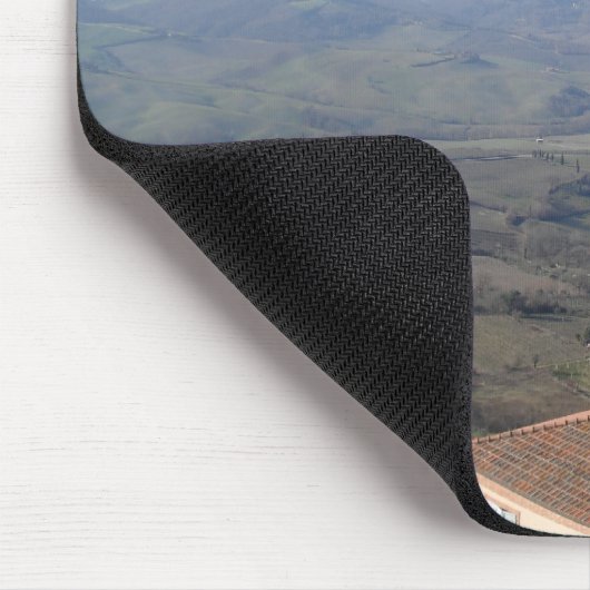 Toskanische Landschaft Mousepad (Ecke)