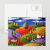 toskanische Landschaft Postkarte (Vorne/Hinten)