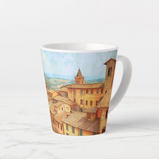 Toskanische Latte-Tasse Milchtasse (Rechte Ecke)