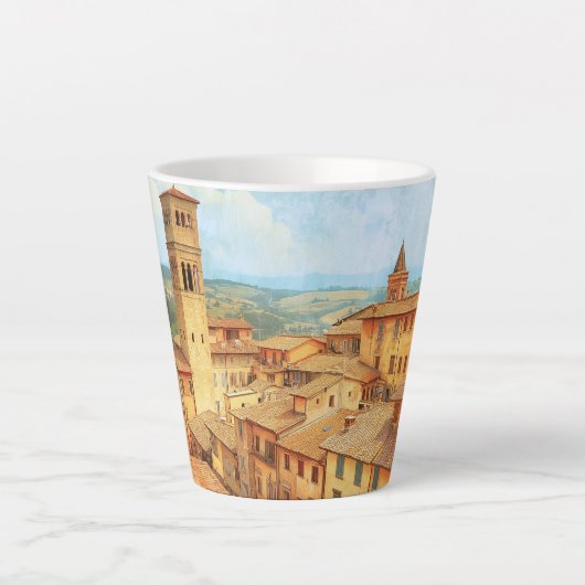 Toskanische Latte-Tasse Milchtasse (Vorderseite)