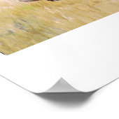 Toskanische Sommerstraße Poster (Ecke)