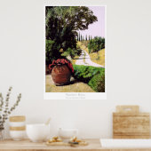 Toskanische Sommerstraße Poster (Küche)