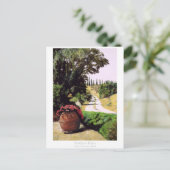 Toskanische Sommerstraße Postkarte (Stehend Vorderseite)