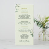 Toskanische Speisekarte Menükarte (Stehend Vorderseite)