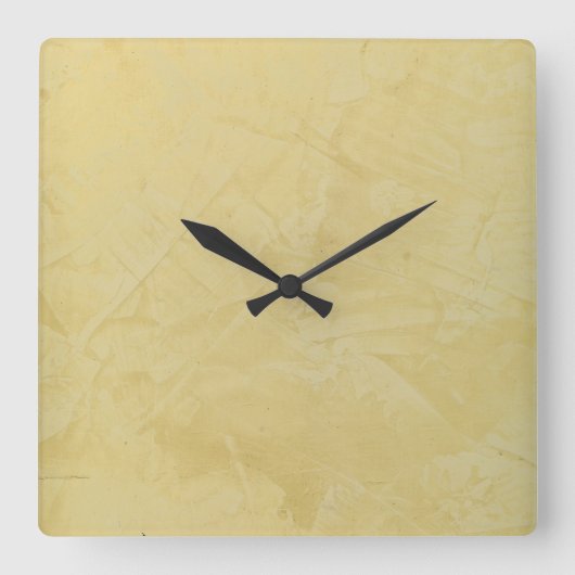 Toskanische Sun-Imitate beenden Square Wallclock Quadratische Wanduhr (Vorderseite)