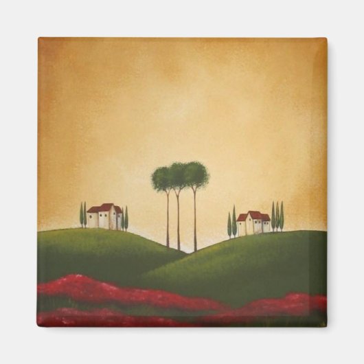 Toskanische Villen und Pfeffer Magnet (Vorne)