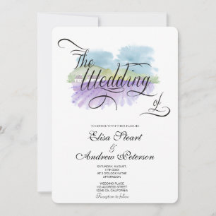 Toskanische Weinberg-Hochzeitseinladung Einladung