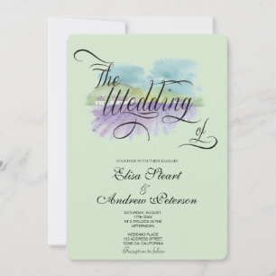 Toskanische Weinberg-Hochzeitseinladung Einladung