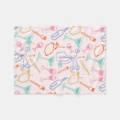 toskanischer Abend Fleecedecke (Vorderseite (Horizontal))