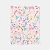 toskanischer Abend Fleecedecke (Vorderseite)