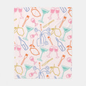 toskanischer Abend Fleecedecke (Vorderseite)