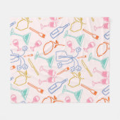 toskanischer Abend Fleecedecke (Vorderseite (Horizontal))