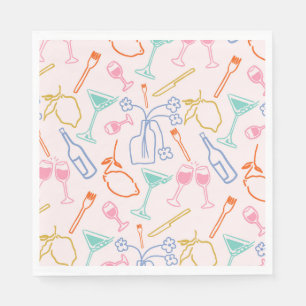 toskanischer Abend Serviette