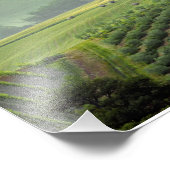 Toskanischer Morgen Fotodruck (Ecke)