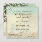 Toskanischer Olivenbaum im Swirl - Einladung zur H (Vorne/Hinten)