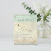 Toskanischer Olivenbaum im Swirl - Reaktion auf Ho RSVP Karte (Stehend Vorderseite)