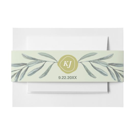 Toskanischer Olivengarten Einladungsbanderole (Vorderseite Beispiel)