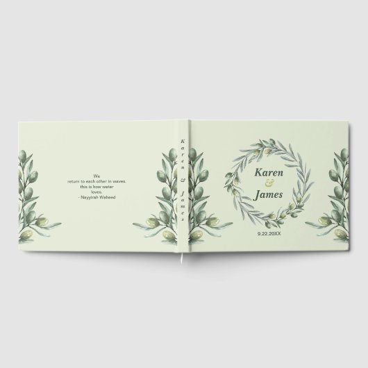 Toskanischer Olivengarten Gästebuch (Voll)