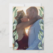 Toskanischer Olivengarten Save the Date Foto (Rückseite)