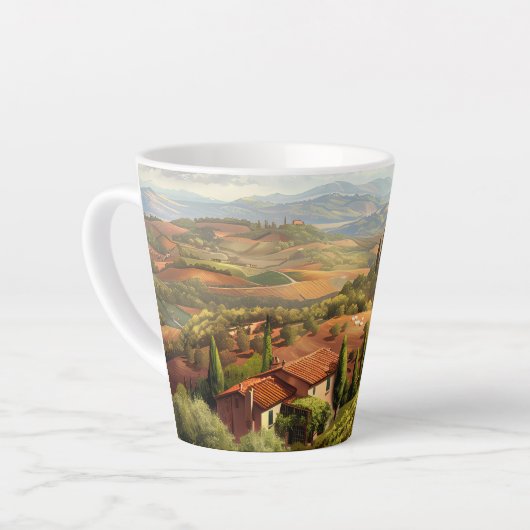 Toskanischer Urlaub 1 Milchtasse (Linke Ecke)