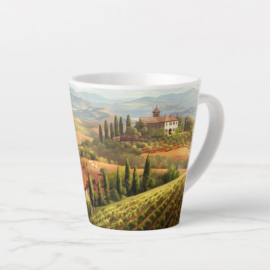 Toskanischer Urlaub 1 Milchtasse (Rechte Ecke)