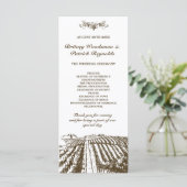 Toskanischer Vintager Weinkeller Weinkeller Hochze Programm (Stehend Vorderseite)