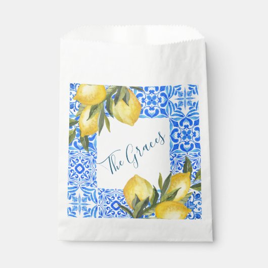 Toskanischer Wasserpark mit Lemon Geschenktütchen (Vorderseite)