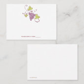 Toskanischer Weingarten Hochzeiten Platzkarten (Vorne/Hinten)