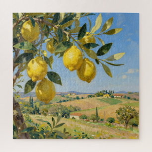 Toskanischer Zitronenbaum Landschaft Puzzle