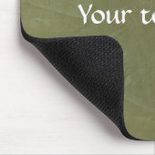 Toskanisches Grün Texturiert Mousepad (Ecke)