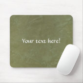 Toskanisches Grün Texturiert Mousepad (Mit Mouse)