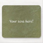 Toskanisches Grün Texturiert Mousepad (Vorne)
