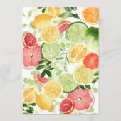 Toskanisches italienisches Pool-Party | Spritz Men Menükarte (Rückseite)