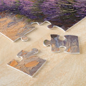 Toskanisches Lavenderfeld mit SteinHütte Puzzle (Seite)