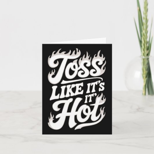 Toss like it Hot Karte (Vorderseite)