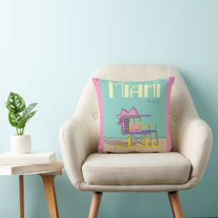 Toss Pillow Miami Florida Beach Wohngestaltung Kissen