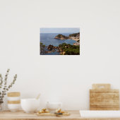 TOSSA DE MAR. Stadt an der Costa Brava. Poster (Küche)
