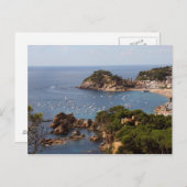 TOSSA DE MAR. Stadt an der Costa Brava. Postkarte (Vorne/Hinten)